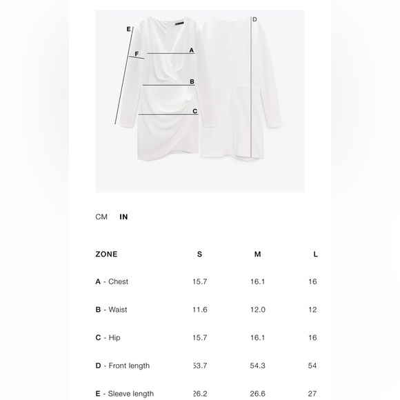 Nwt- zara- open back draped dress- small - Picture 6 of 6